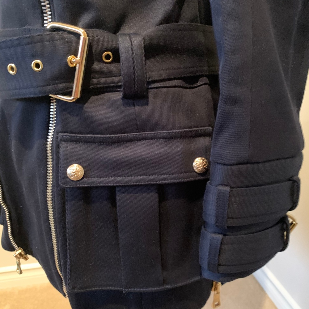 ❗️SOLD❗️Balmain Cotton Moto Jacket - Picture 5 of 10